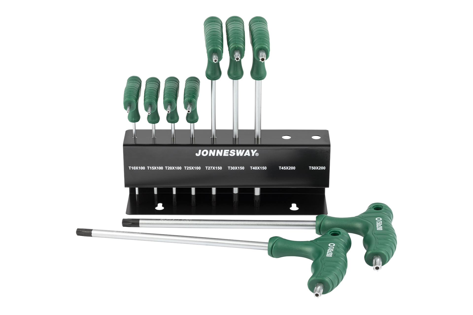 Zestaw 9szt. kluczy wpustowych TORX z uchwytem 2 Zestaw 9szt. kluczy wpustowych TORX z uchwytem - obrazek 2