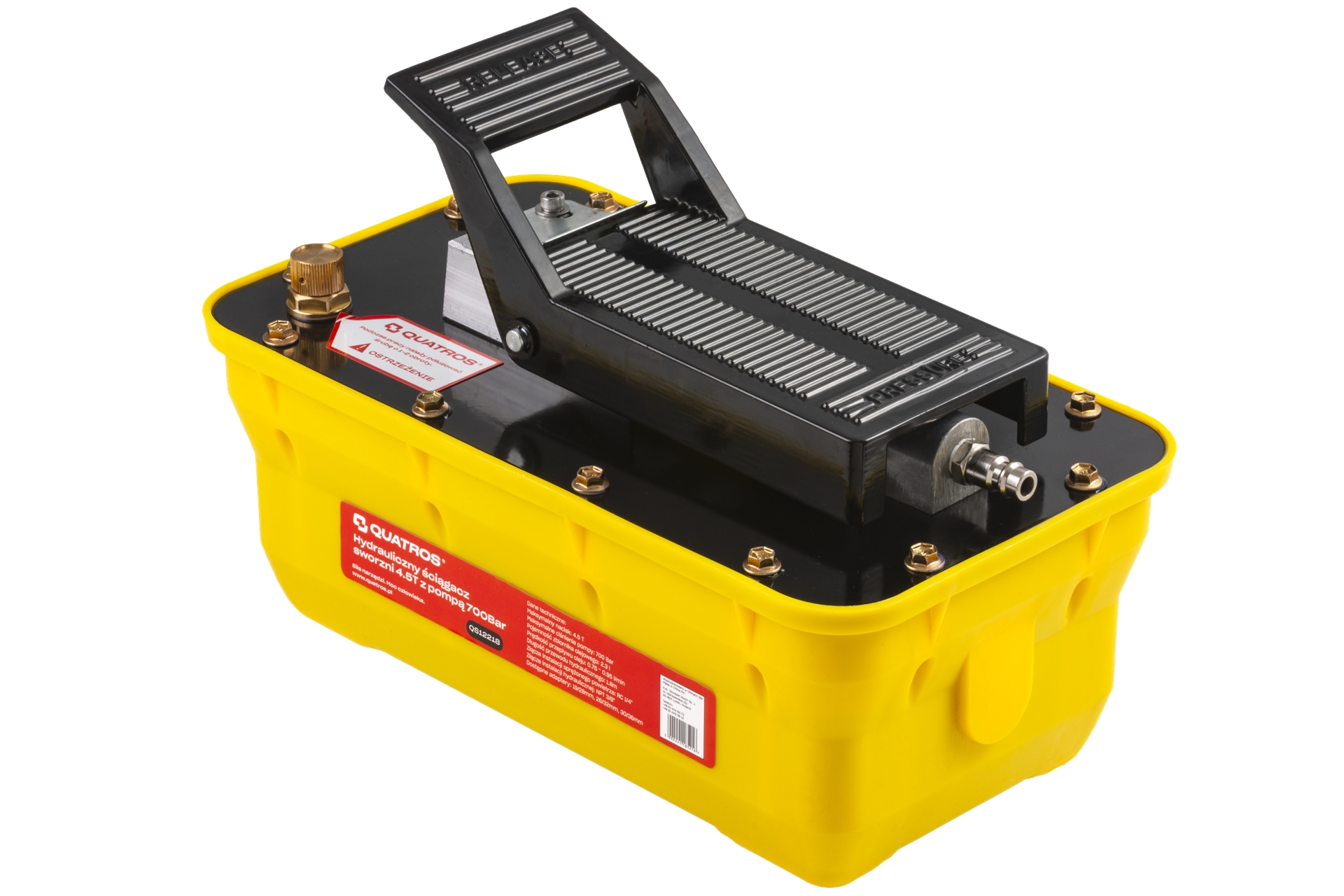 Hydrauliczny ściągacz sworzni 4.5T z pompą 700Bar 4 Hydrauliczny ściągacz sworzni 4.5T z pompą 700Bar - obrazek 4