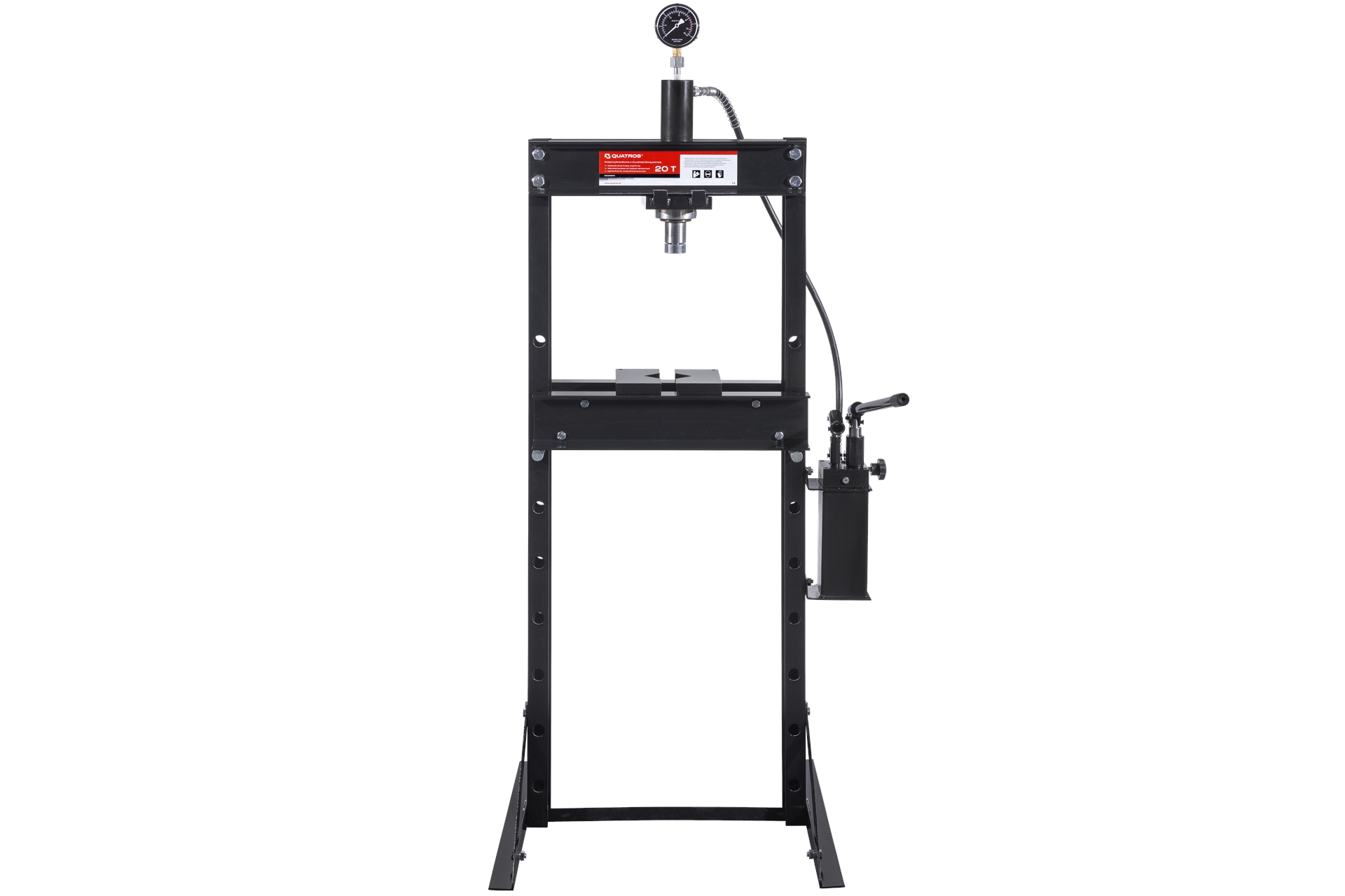 Prasa hydrauliczna 20T z dwustopniową pompą 1 Prasa hydrauliczna 20T z dwustopniową pompą