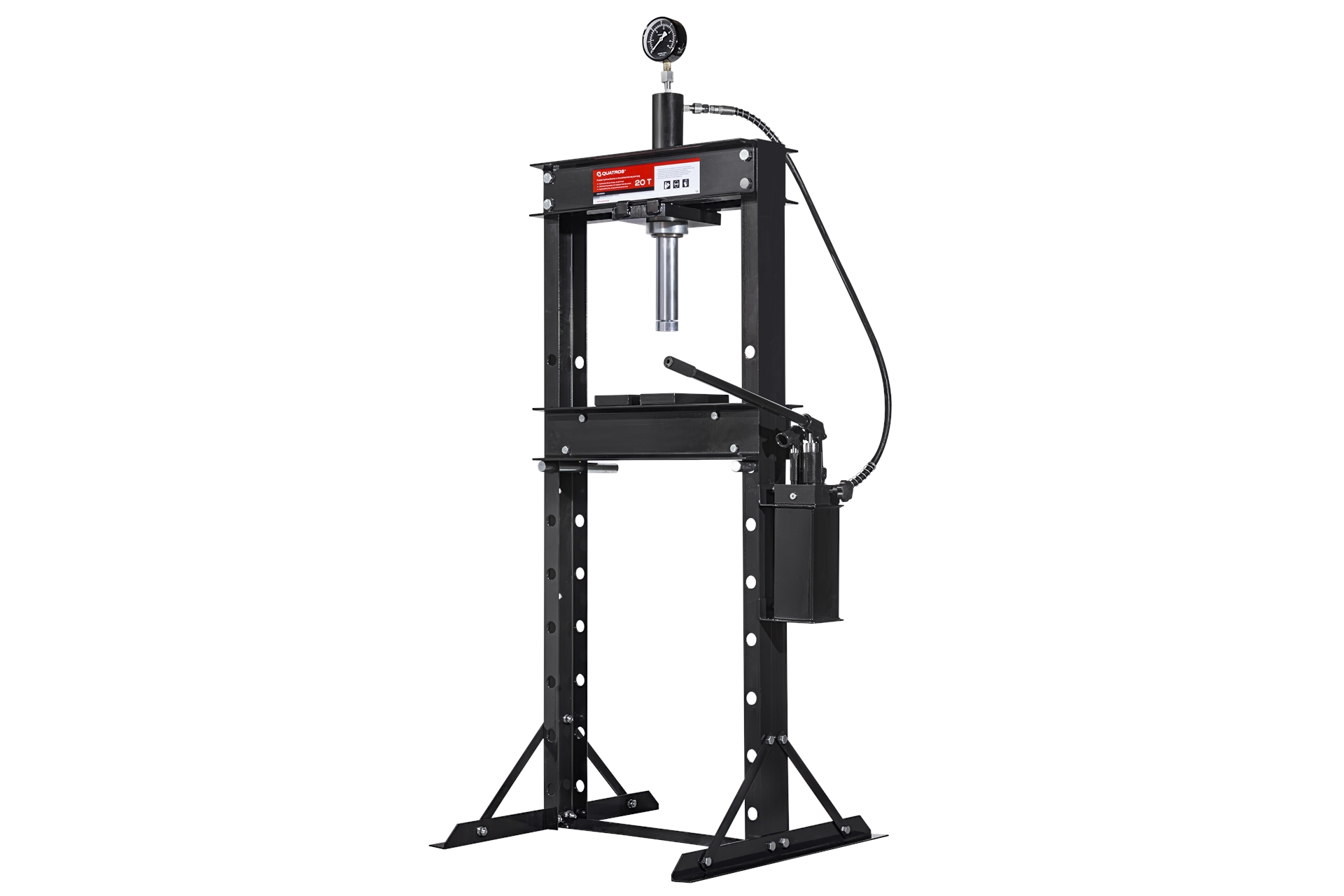Prasa hydrauliczna 20T z dwustopniową pompą 2 Prasa hydrauliczna 20T z dwustopniową pompą - obrazek 2