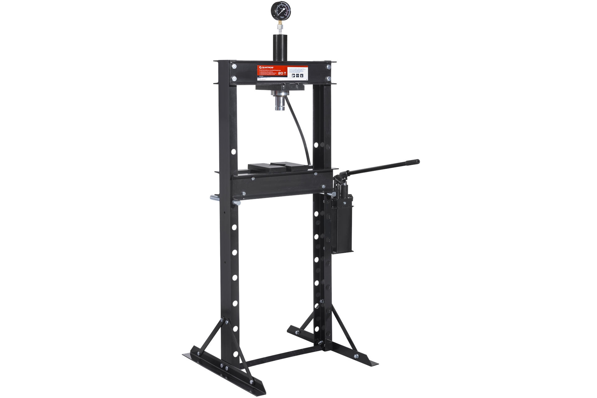 Prasa hydrauliczna 20T z dwustopniową pompą 3 Prasa hydrauliczna 20T z dwustopniową pompą - obrazek 3
