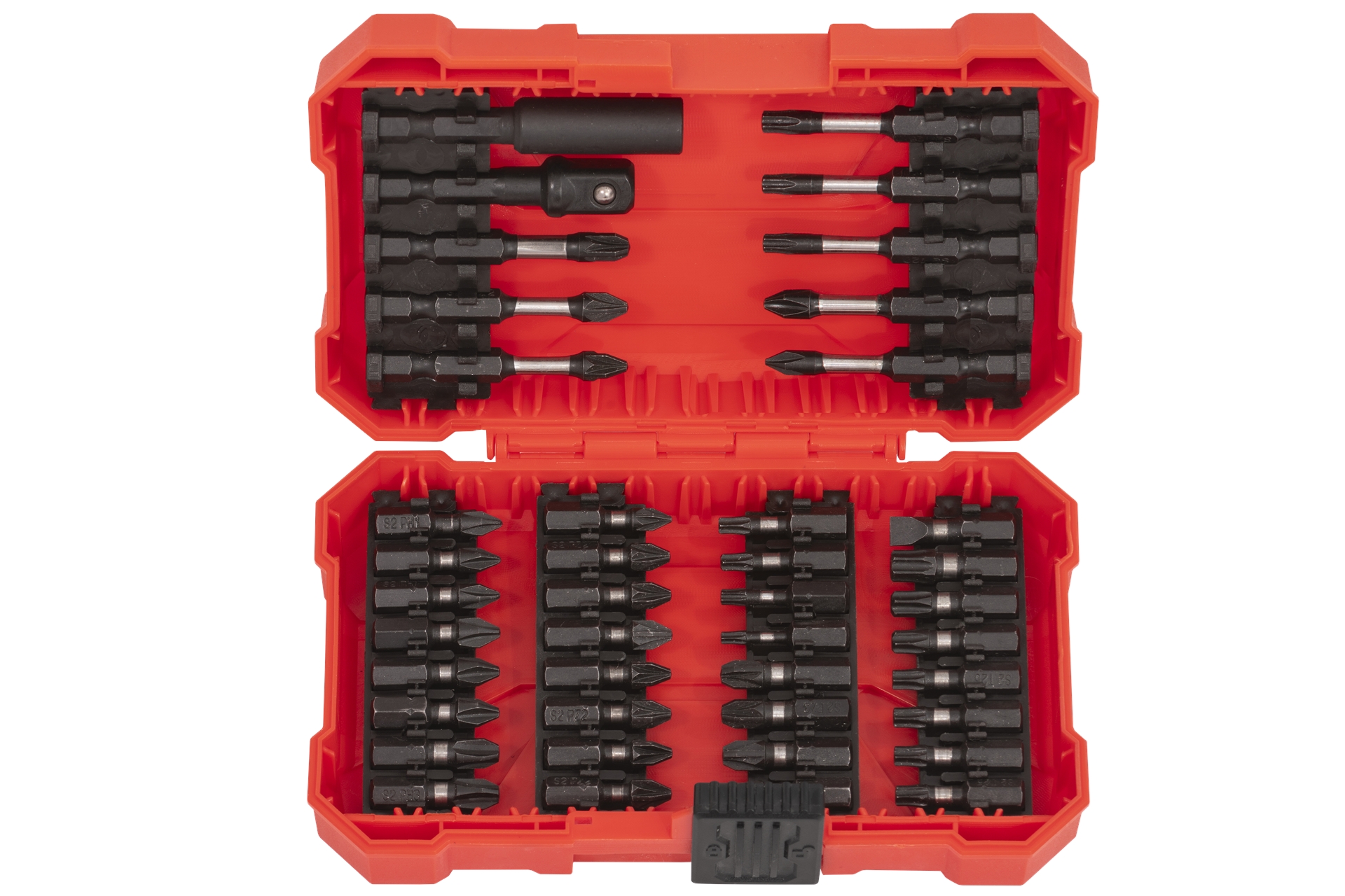 Zestaw 42szt. bitów udarowych 1/4" 1 Zestaw 42szt. bitów udarowych 1/4"