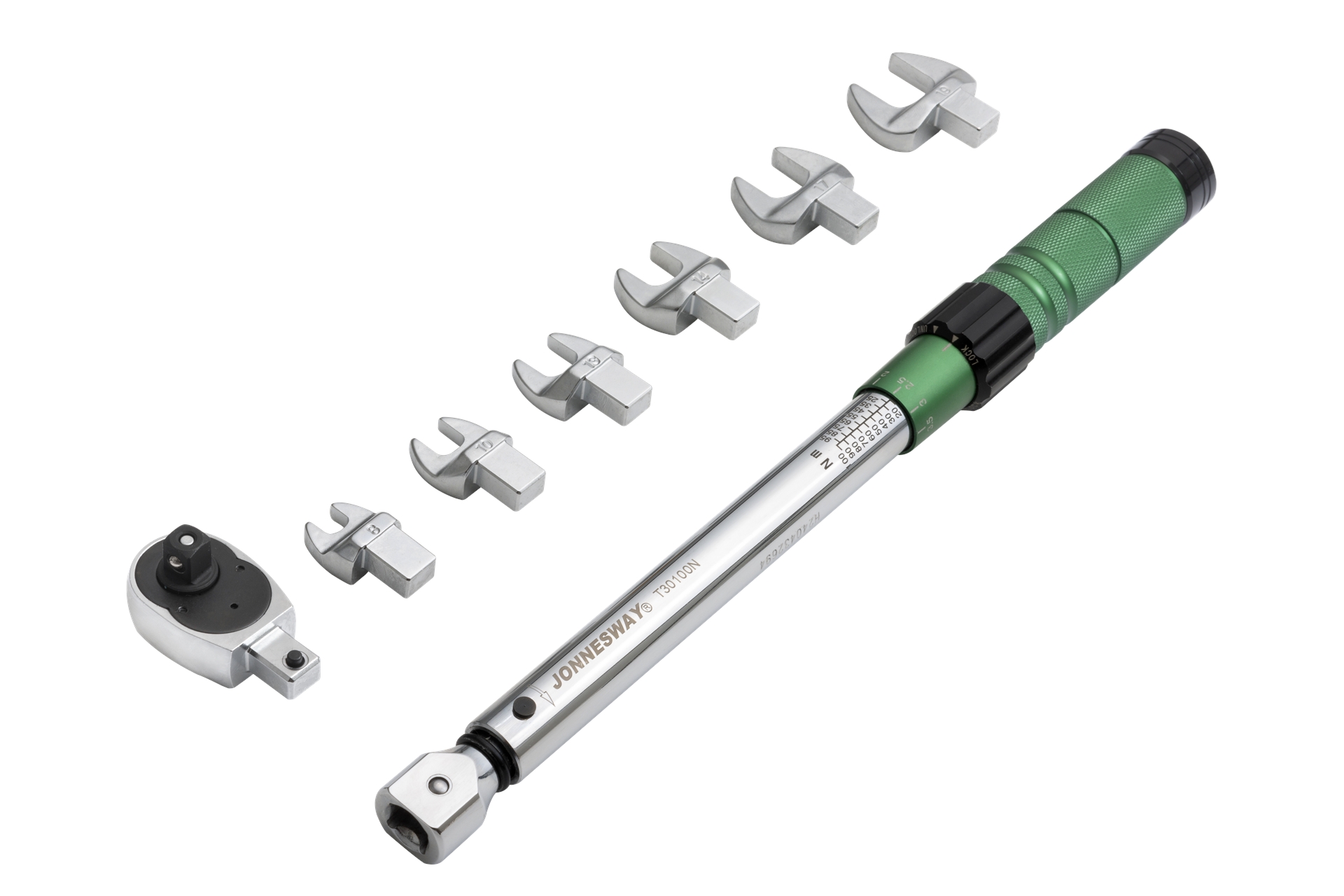 Klucz dynamometryczny 3/8" 20-100Nm z wymiennymi końcówkami 2 Klucz dynamometryczny 3/8" 20-100Nm z wymiennymi końcówkami - obrazek 2