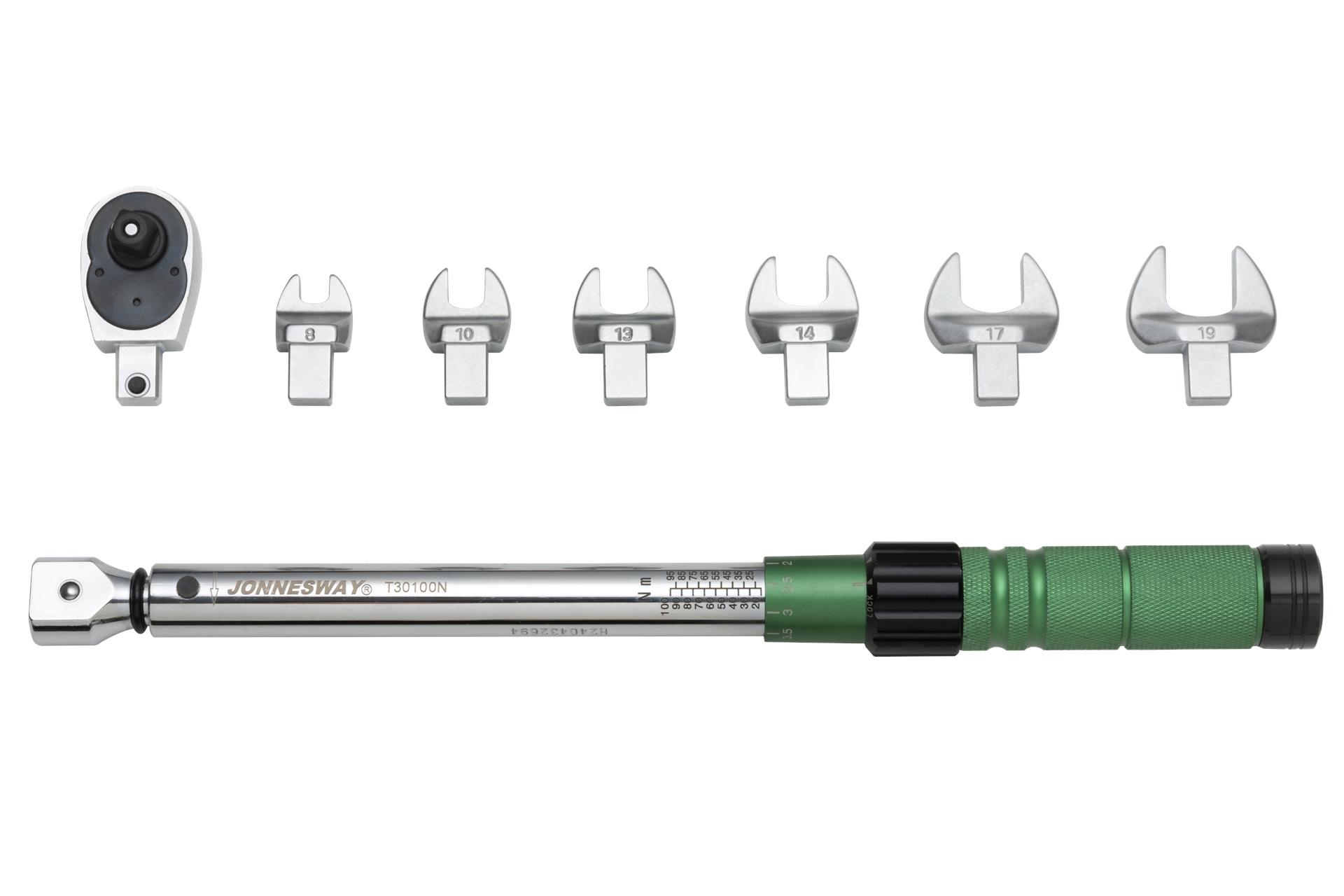 Klucz dynamometryczny 3/8" 20-100Nm z wymiennymi końcówkami 3 Klucz dynamometryczny 3/8" 20-100Nm z wymiennymi końcówkami - obrazek 3