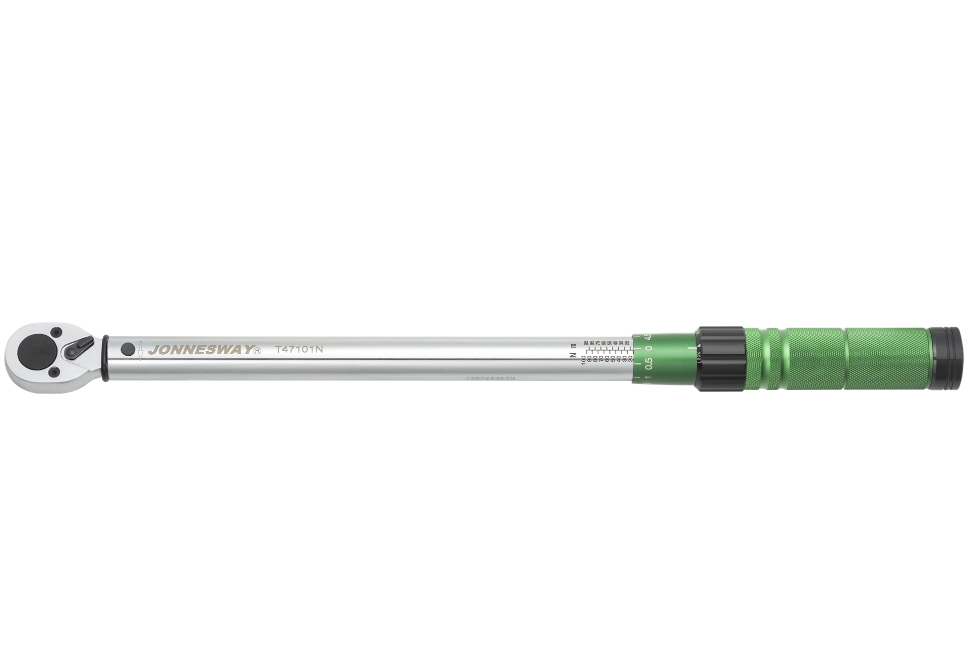 Klucz dynamometryczny 1/2" 20-100Nm z aluminiową rękojeścią 2 Klucz dynamometryczny 1/2" 20-100Nm z aluminiową rękojeścią - obrazek 2