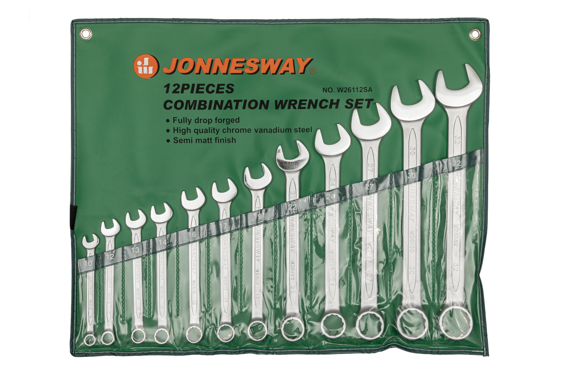 Zestaw 12szt. kluczy płasko-oczkowych 10-32mm 1 Zestaw 12szt. kluczy płasko-oczkowych 10-32mm